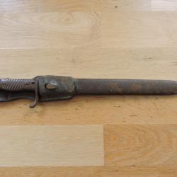 Ba&iuml;onnette allemande 98/05 avec N&deg; de s&eacute;rie