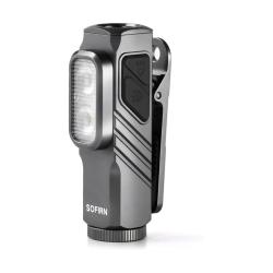 Lampe Torche EDC ST10 1000Lm Triple &Eacute;clairage Magnetic Clip GRIS Outdoor Polyvalence Sofirn