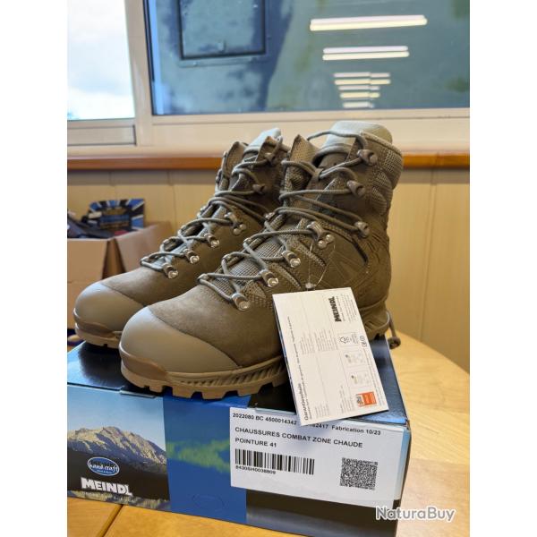 Meindl chaussure combat zone chaude T41