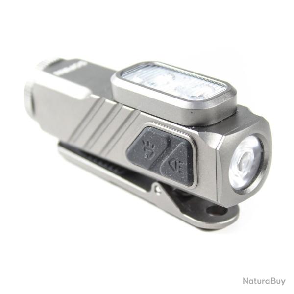 Lampe Torche Compacte ST10 1000Lm �clairage Blanc Rouge Recharge UsbC GRIS Outdoor Sofirn