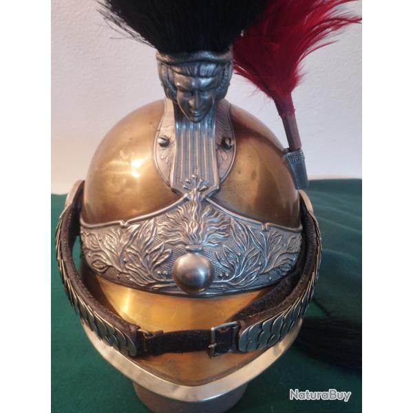 Casque de Gendarme � Cheval, mod�le 1913.Fabricant Franck et Fils Aubervilliers