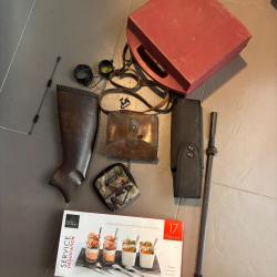 Pi&egrave;ces d&eacute;tach&eacute;es pour bricoleur super lot trouve tous aux encheres bo&icirc;te armurerie