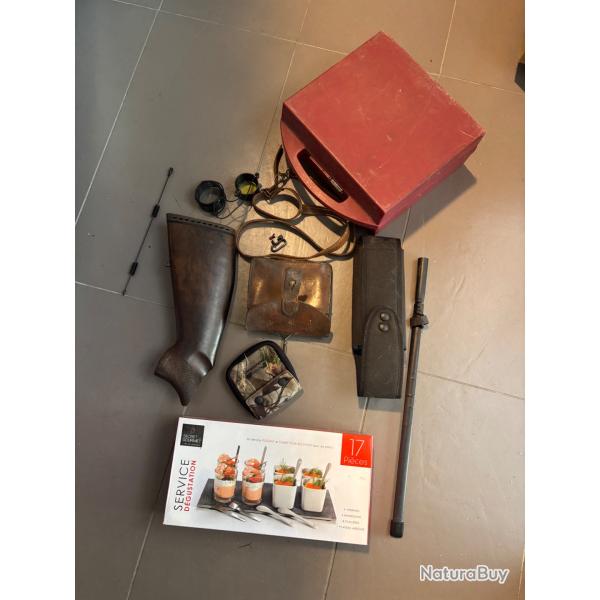 Pi�ces d�tach�es pour bricoleur super lot trouve tous aux encheres bo�te armurerie