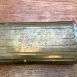 Gourde militaire en laiton d&eacute;but XX&egrave;me