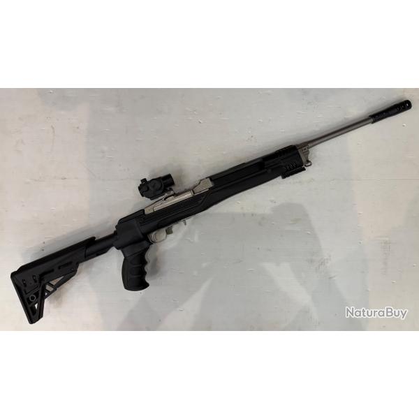 Ruger mini 14 222rem avec crosse ATI et point rouge