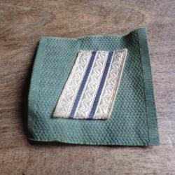 galon de poitrine velcro  grade sergent  chef  mat&eacute;riel