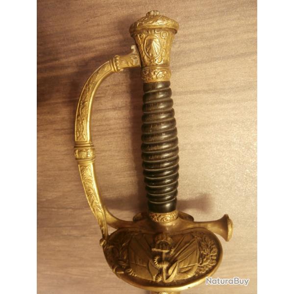 Ep�e d'officier de marine du second empire.