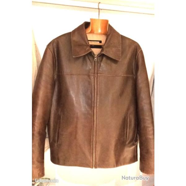 Blouson cuir George Campbell Classic