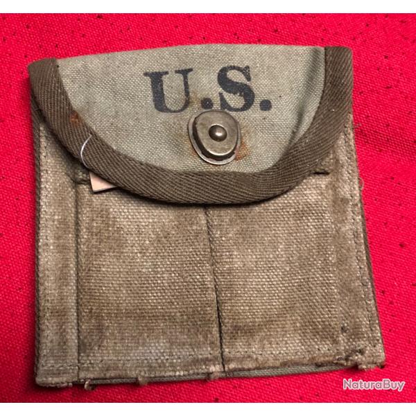 Porte chargeurs USM1 - US ARMY WW2 (mat�riel reproduction) copie dat�e 1943