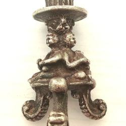 Bougeoir ancien rare et unique, 30/40mm