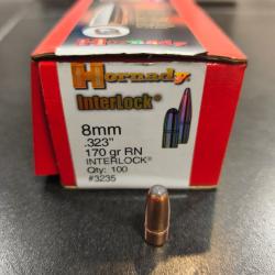 Ogives Hornady X100 8mm .323 170gr