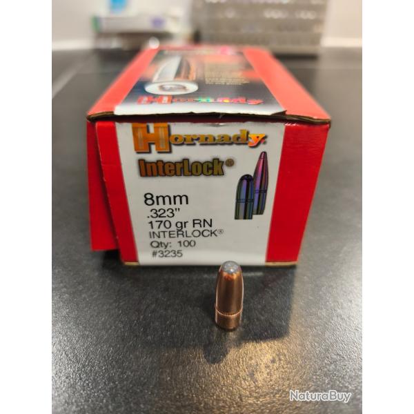 Ogives Hornady X100 8mm .323 170gr
