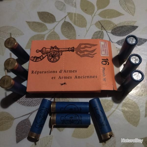 Bo�te de cartouches a broche Cal 16 xll