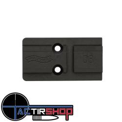 Plaque adaptatrice point rouge Walther PDP num&eacute;ro 8 - Aimpoint ACRO