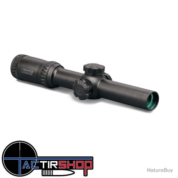 Lunette de battue KONUS M-30 1-4X24 German 4 Lumineux Rouge-Bleu