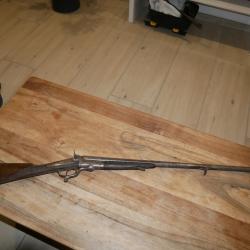 Fusil monocoup cal 24 &agrave; chien et cl&eacute; de pontet