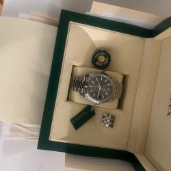 Rolex datejust Oyster, 41 mm, acier Oystersteel et or gris R&eacute;f&eacute;rence 126334