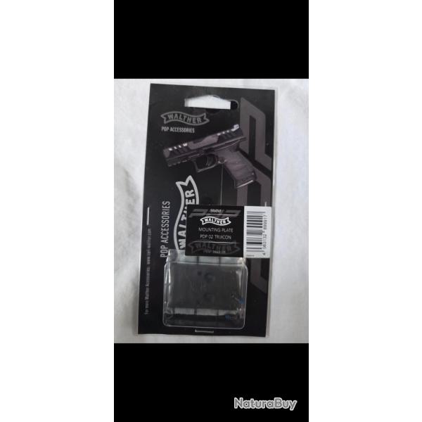 Plaque de montage Walther PDP 02 Trijicon  (Neuf)