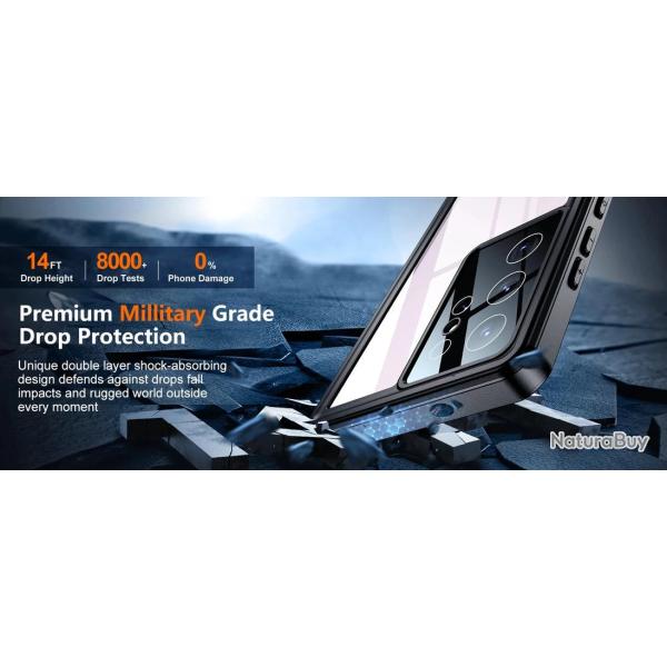 Coque Etanche IP68 Anti Choc Redpepper pour Samsung Galaxy, Smartphone: Galaxy S26 Ultra