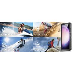 RedPepper Coque Etanche Anti Choc pour Samsung, Couleur: Noir, Smartphone: Galaxy A14