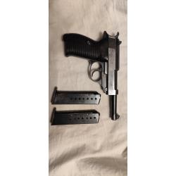 Vends Pistolet P38 AC40 fabrication Walther en 1940 allemande WW2 n&deg;3966
