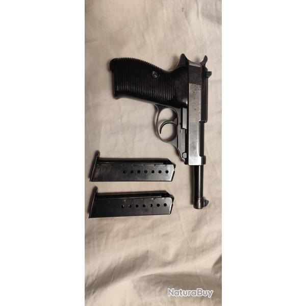 Vends Pistolet P38 AC40 fabrication Walther en 1940 allemande WW2 n�3966