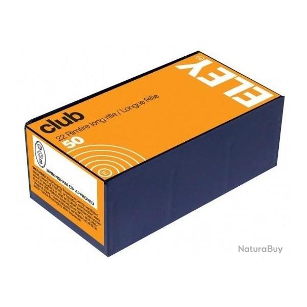 Munitions 22Lr ELEY Club par 500