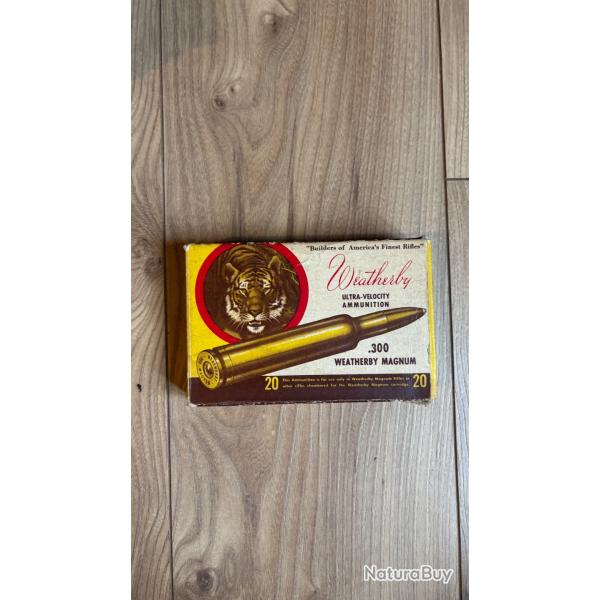 Lot 74 munitions .300 Weatherby Magnum -  (150 / 180 / 220 grains) - lire description