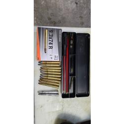 Balle 9.3 x 74r, kit nettoyage, 2 balle armortisseur