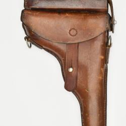 Etui cuir d'origine pour Luger P06 Suisse - J. BUTIKOFER - BERN