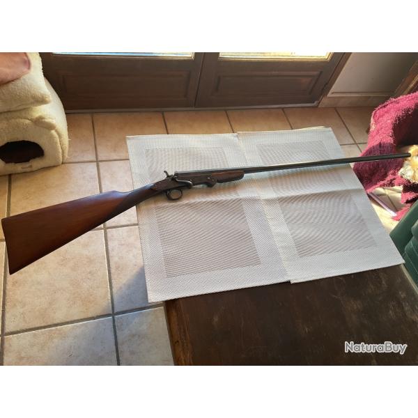 Carabine li�geoise � chien ext�rieur et clef serpentine , pas de prix de r�serve