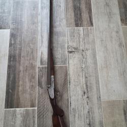 Fusil  a platine canon Damas