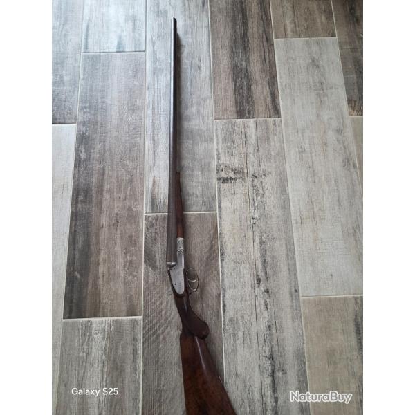 Fusil  a platine canon Damas