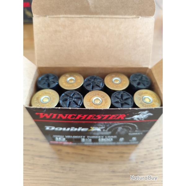 10 cartouches bourres grasses winchester
