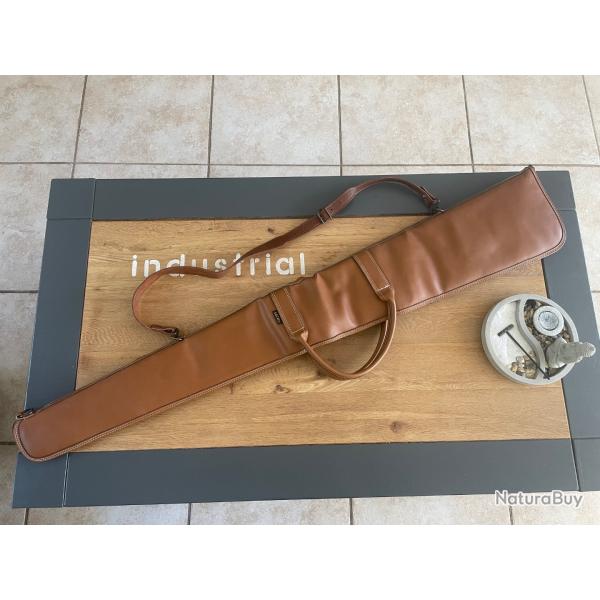 Fourreau haut de gamme cuir �pais fusil carabine marque Sacar 123 cm