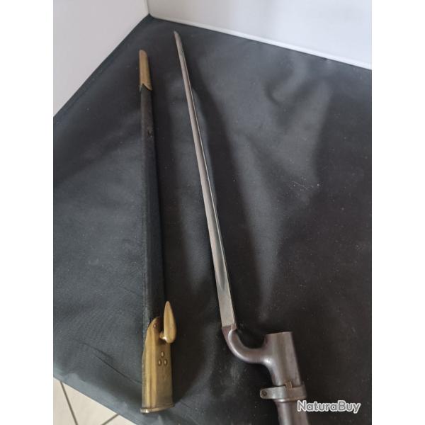 Rare ba�onnette fusil snider