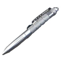 Stylo tactique brise-vitre/kubotan Gris Clair - Livraison gratuite