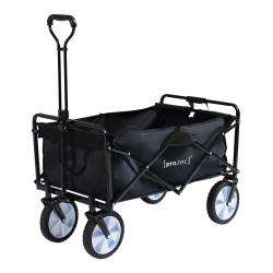 Chariot de jardin pliable capacit&eacute; de charge 80 kg noir 03_0009218