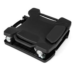 Chariot de visite m&eacute;canique pliable 108 x 55 x 14 cm charge 158 kg appui-t&ecirc;te rembourr&eacute; style moder