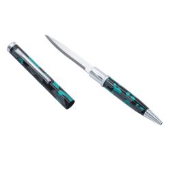 Stylo Couteau ouvre lettre lame en acier inoxydable Camo