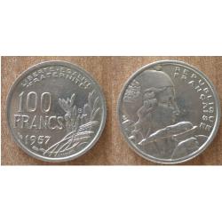 France 100 Francs 1957 B Beaumont le Roger Piece Cochet Franc
