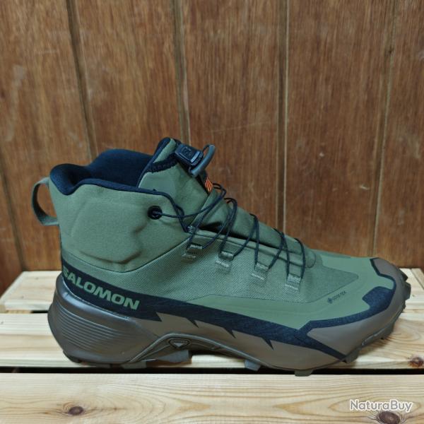 CHAUSSURE SALOMON CROSS HIKE TRACKER GTX VERT