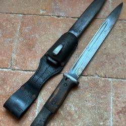 Ba&iuml;onnette allemande 98k monomatricule - WW2 (2)