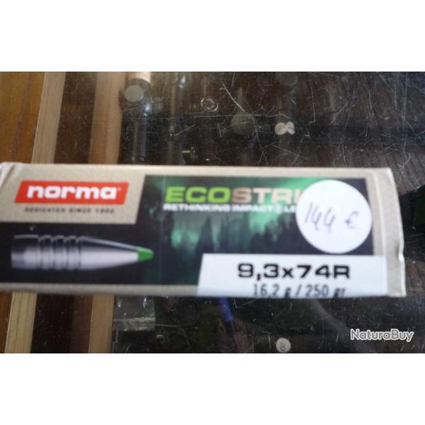 Balles norma en 9.3x74r ecostrike