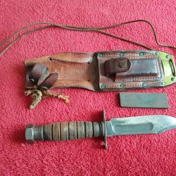 Couteau pilote US air force, CAMILUS N.Y SURVIVAL KNIFE  -    3 - 1967 (WW2).