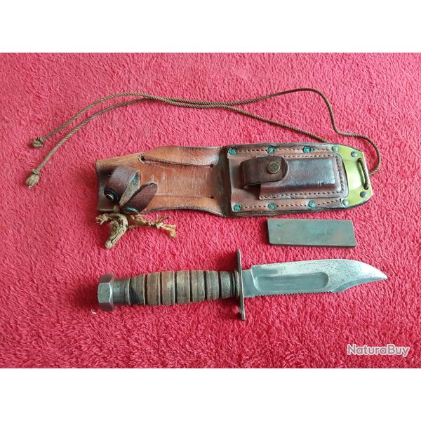 Couteau pilote US air force, CAMILUS N.Y SURVIVAL KNIFE  -    3 - 1967 (WW2).