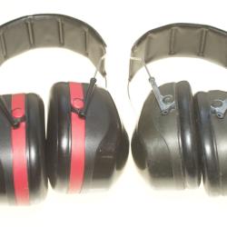 2 casques anti-bruits PELTOR