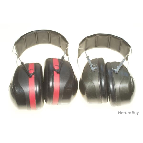 2 casques anti-bruits PELTOR