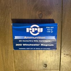 Balles PARTIZAN cal.300win 145gr FMJ