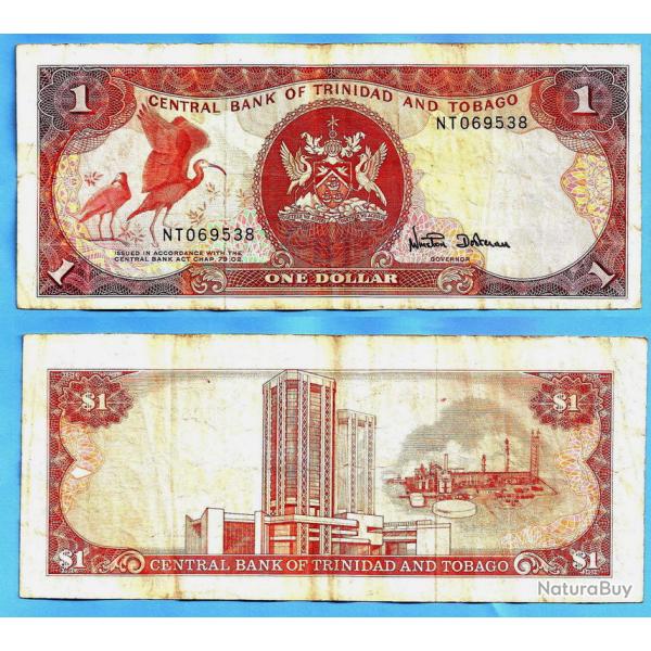 Trinidade et Tobago 1 dollar 1995 Billet Caraibe